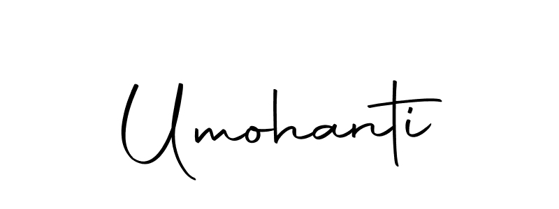 Here are the top 10 professional signature styles for the name Umohanti. These are the best autograph styles you can use for your name. Umohanti signature style 10 images and pictures png