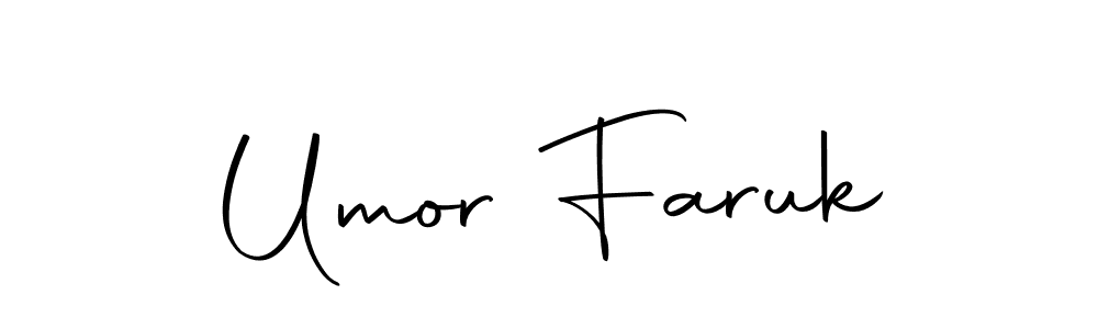 The best way (Autography-DOLnW) to make a short signature is to pick only two or three words in your name. The name Umor Faruk include a total of six letters. For converting this name. Umor Faruk signature style 10 images and pictures png