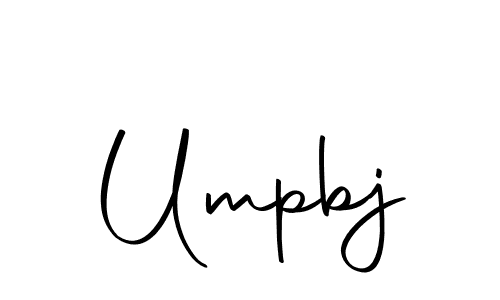 Create a beautiful signature design for name Umpbj. With this signature (Autography-DOLnW) fonts, you can make a handwritten signature for free. Umpbj signature style 10 images and pictures png