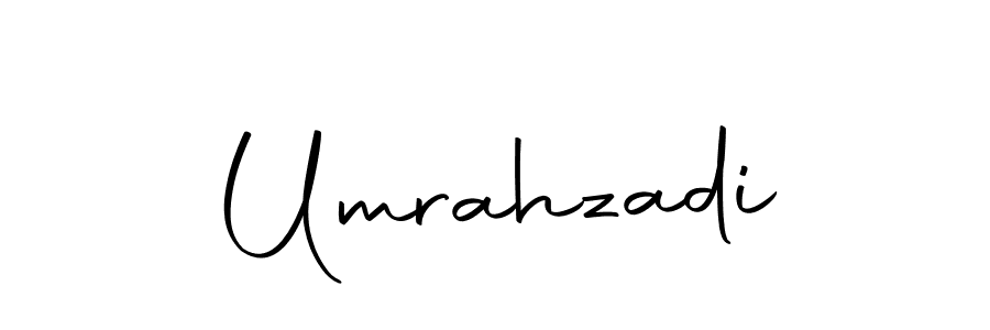 How to make Umrahzadi signature? Autography-DOLnW is a professional autograph style. Create handwritten signature for Umrahzadi name. Umrahzadi signature style 10 images and pictures png