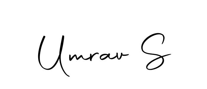 It looks lik you need a new signature style for name Umrav S. Design unique handwritten (Autography-DOLnW) signature with our free signature maker in just a few clicks. Umrav S signature style 10 images and pictures png