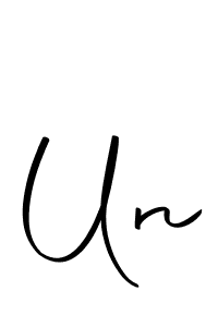 Make a beautiful signature design for name Un. With this signature (Autography-DOLnW) style, you can create a handwritten signature for free. Un signature style 10 images and pictures png