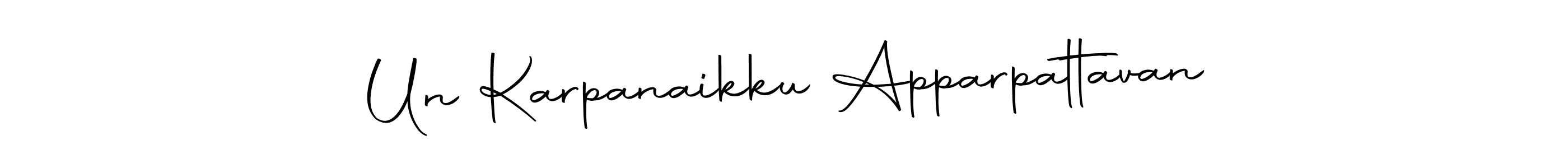 Make a beautiful signature design for name Un Karpanaikku Apparpattavan. With this signature (Autography-DOLnW) style, you can create a handwritten signature for free. Un Karpanaikku Apparpattavan signature style 10 images and pictures png