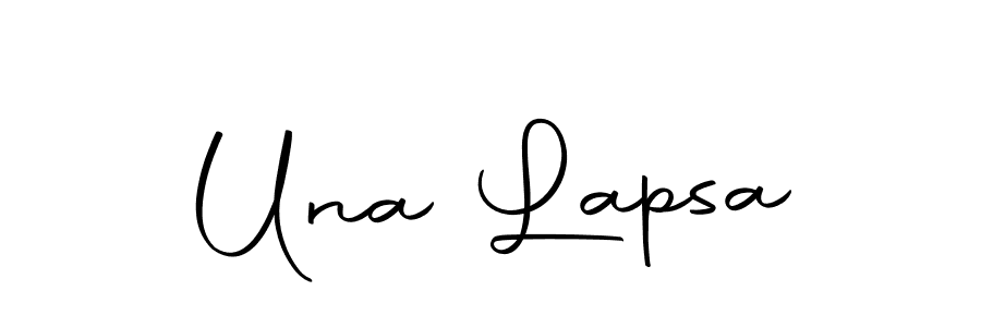 Una Lapsa stylish signature style. Best Handwritten Sign (Autography-DOLnW) for my name. Handwritten Signature Collection Ideas for my name Una Lapsa. Una Lapsa signature style 10 images and pictures png