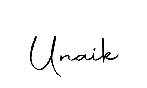 Also we have Unaik name is the best signature style. Create professional handwritten signature collection using Autography-DOLnW autograph style. Unaik signature style 10 images and pictures png