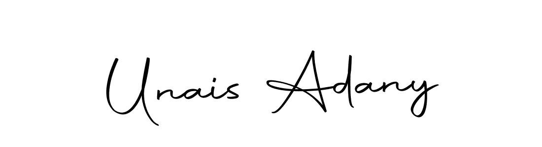 Check out images of Autograph of Unais Adany name. Actor Unais Adany Signature Style. Autography-DOLnW is a professional sign style online. Unais Adany signature style 10 images and pictures png