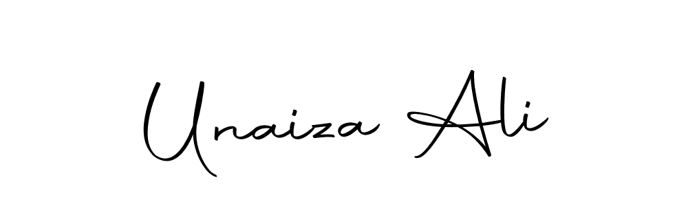 The best way (Autography-DOLnW) to make a short signature is to pick only two or three words in your name. The name Unaiza Ali include a total of six letters. For converting this name. Unaiza Ali signature style 10 images and pictures png