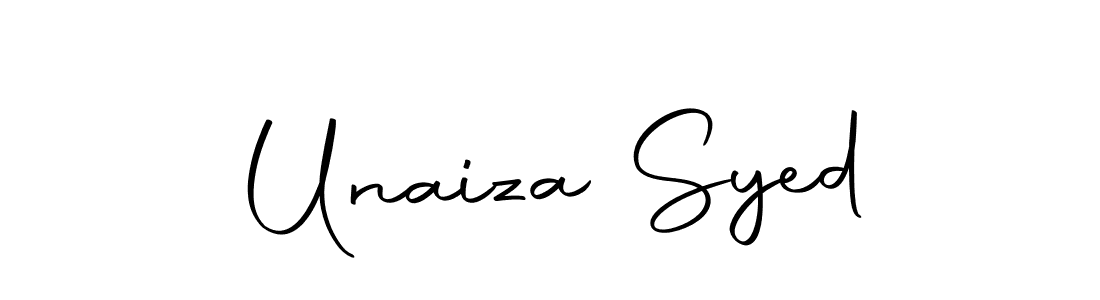 You should practise on your own different ways (Autography-DOLnW) to write your name (Unaiza Syed) in signature. don't let someone else do it for you. Unaiza Syed signature style 10 images and pictures png