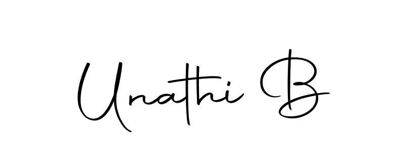 You can use this online signature creator to create a handwritten signature for the name Unathi B. This is the best online autograph maker. Unathi B signature style 10 images and pictures png
