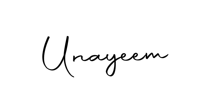 You should practise on your own different ways (Autography-DOLnW) to write your name (Unayeem) in signature. don't let someone else do it for you. Unayeem signature style 10 images and pictures png