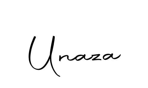 Create a beautiful signature design for name Unaza. With this signature (Autography-DOLnW) fonts, you can make a handwritten signature for free. Unaza signature style 10 images and pictures png