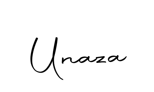 Create a beautiful signature design for name Unaza. With this signature (Autography-DOLnW) fonts, you can make a handwritten signature for free. Unaza signature style 10 images and pictures png