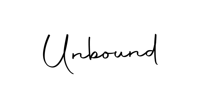 Unbound stylish signature style. Best Handwritten Sign (Autography-DOLnW) for my name. Handwritten Signature Collection Ideas for my name Unbound. Unbound signature style 10 images and pictures png