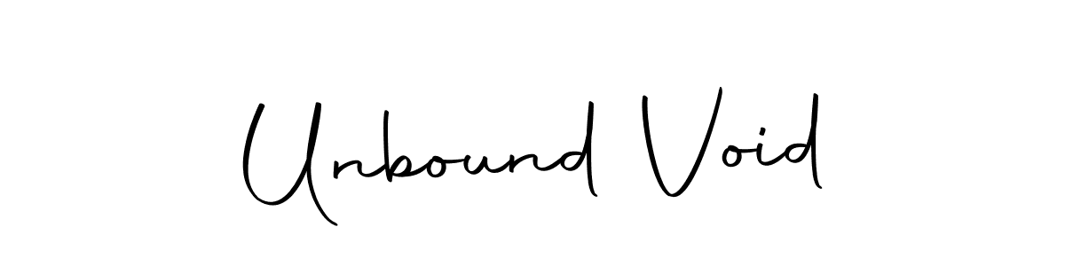 It looks lik you need a new signature style for name Unbound Void. Design unique handwritten (Autography-DOLnW) signature with our free signature maker in just a few clicks. Unbound Void signature style 10 images and pictures png