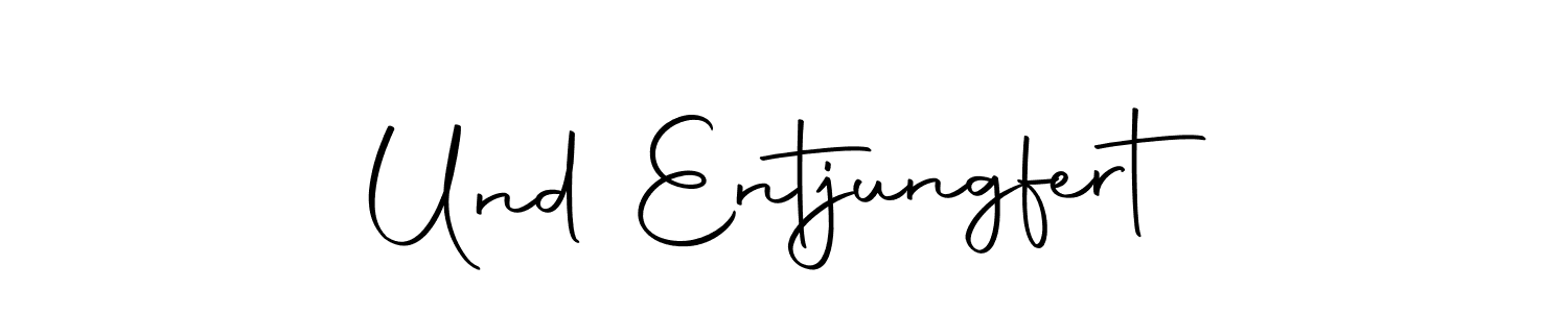 Design your own signature with our free online signature maker. With this signature software, you can create a handwritten (Autography-DOLnW) signature for name Und Entjungfert. Und Entjungfert signature style 10 images and pictures png