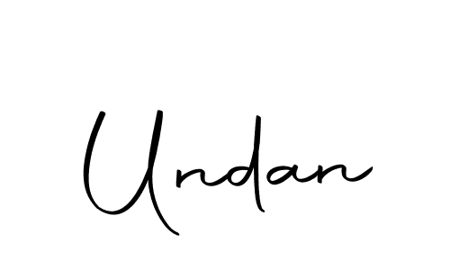 Create a beautiful signature design for name Undan. With this signature (Autography-DOLnW) fonts, you can make a handwritten signature for free. Undan signature style 10 images and pictures png