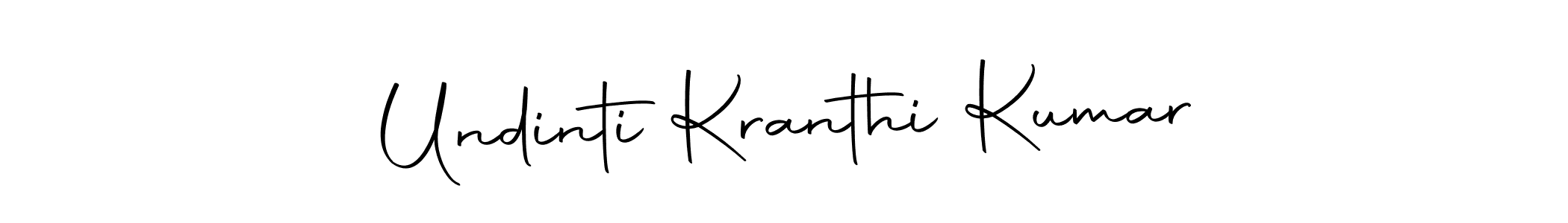 Also we have Undinti Kranthi Kumar name is the best signature style. Create professional handwritten signature collection using Autography-DOLnW autograph style. Undinti Kranthi Kumar signature style 10 images and pictures png