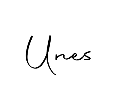 Unes stylish signature style. Best Handwritten Sign (Autography-DOLnW) for my name. Handwritten Signature Collection Ideas for my name Unes. Unes signature style 10 images and pictures png