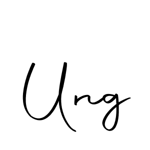 Design your own signature with our free online signature maker. With this signature software, you can create a handwritten (Autography-DOLnW) signature for name Ung. Ung signature style 10 images and pictures png