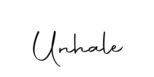 You should practise on your own different ways (Autography-DOLnW) to write your name (Unhale) in signature. don't let someone else do it for you. Unhale signature style 10 images and pictures png