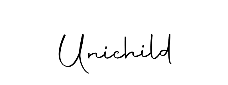 Make a beautiful signature design for name Unichild. With this signature (Autography-DOLnW) style, you can create a handwritten signature for free. Unichild signature style 10 images and pictures png