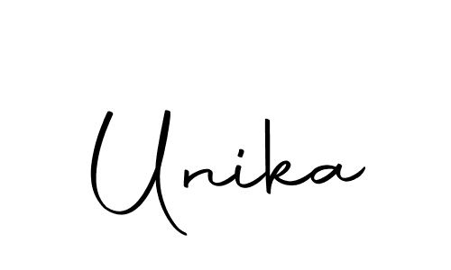 Here are the top 10 professional signature styles for the name Unika. These are the best autograph styles you can use for your name. Unika signature style 10 images and pictures png