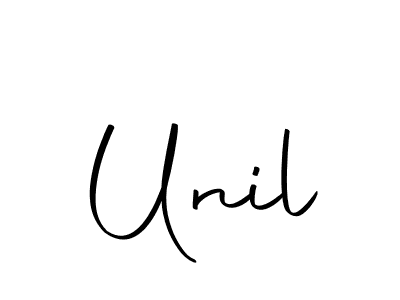 Use a signature maker to create a handwritten signature online. With this signature software, you can design (Autography-DOLnW) your own signature for name Unil. Unil signature style 10 images and pictures png