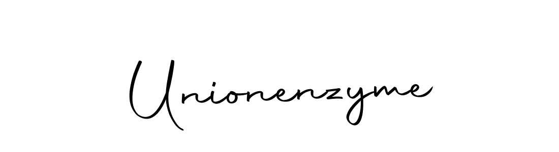 Use a signature maker to create a handwritten signature online. With this signature software, you can design (Autography-DOLnW) your own signature for name Unionenzyme. Unionenzyme signature style 10 images and pictures png