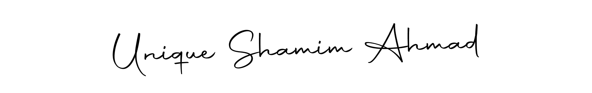Autography-DOLnW is a professional signature style that is perfect for those who want to add a touch of class to their signature. It is also a great choice for those who want to make their signature more unique. Get Unique Shamim Ahmad name to fancy signature for free. Unique Shamim Ahmad signature style 10 images and pictures png
