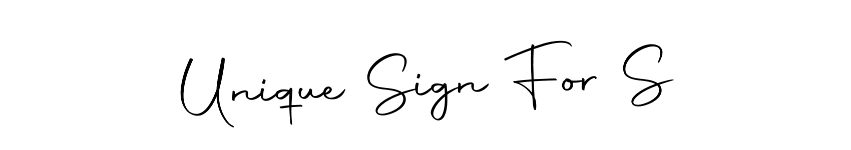 Make a beautiful signature design for name Unique Sign For S. Use this online signature maker to create a handwritten signature for free. Unique Sign For S signature style 10 images and pictures png