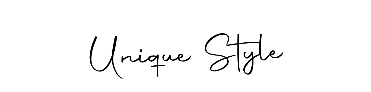 Use a signature maker to create a handwritten signature online. With this signature software, you can design (Autography-DOLnW) your own signature for name Unique Style. Unique Style signature style 10 images and pictures png