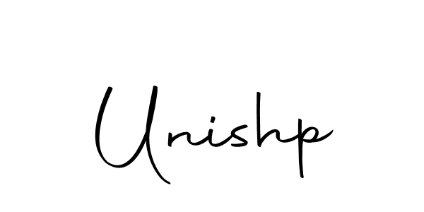 Make a beautiful signature design for name Unishp. With this signature (Autography-DOLnW) style, you can create a handwritten signature for free. Unishp signature style 10 images and pictures png