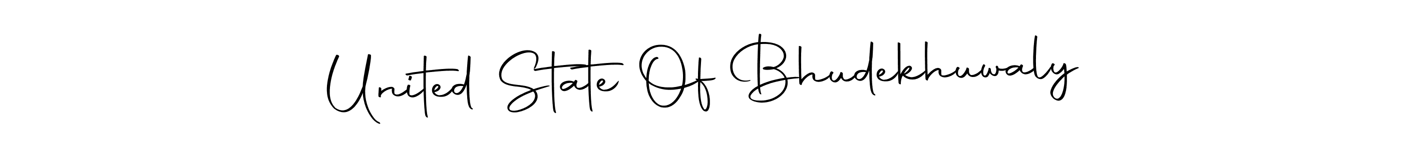 Also we have United State Of Bhudekhuwaly name is the best signature style. Create professional handwritten signature collection using Autography-DOLnW autograph style. United State Of Bhudekhuwaly signature style 10 images and pictures png