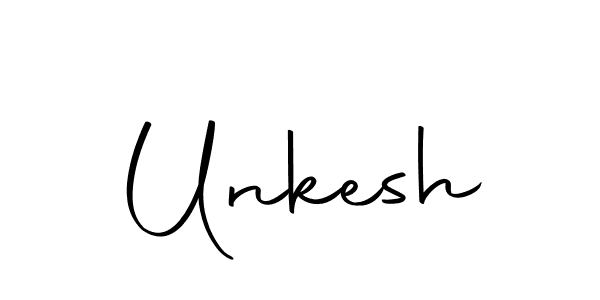 You should practise on your own different ways (Autography-DOLnW) to write your name (Unkesh) in signature. don't let someone else do it for you. Unkesh signature style 10 images and pictures png