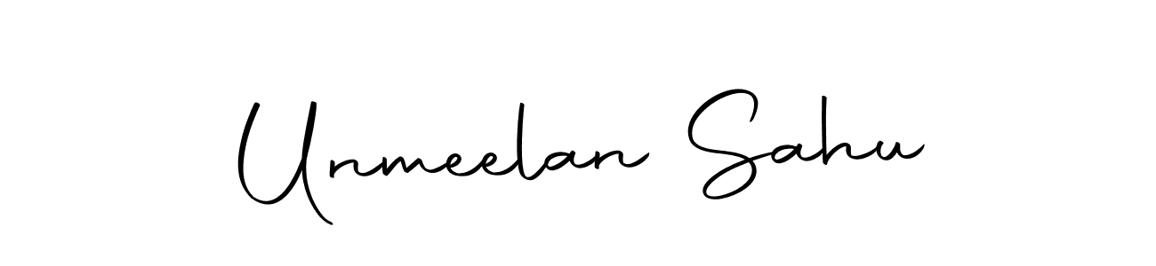 Create a beautiful signature design for name Unmeelan Sahu. With this signature (Autography-DOLnW) fonts, you can make a handwritten signature for free. Unmeelan Sahu signature style 10 images and pictures png