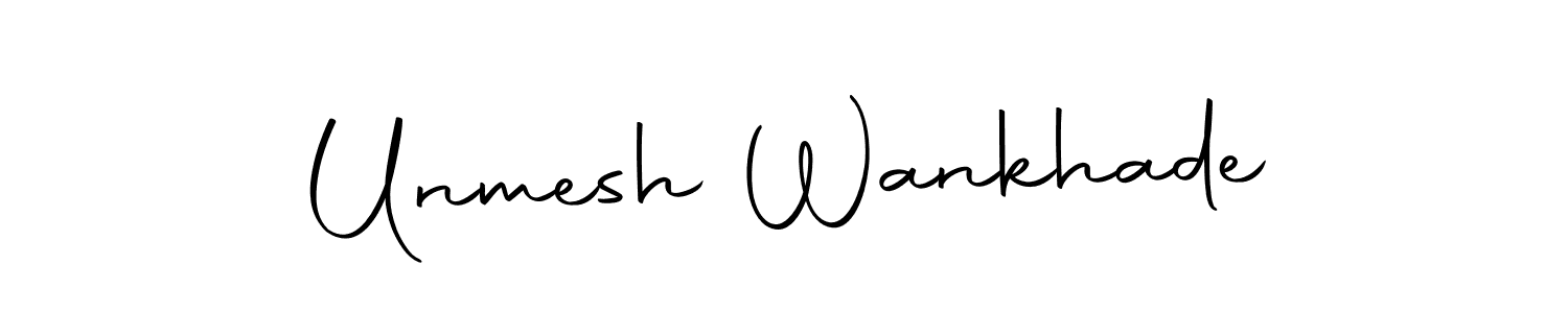 Unmesh Wankhade stylish signature style. Best Handwritten Sign (Autography-DOLnW) for my name. Handwritten Signature Collection Ideas for my name Unmesh Wankhade. Unmesh Wankhade signature style 10 images and pictures png