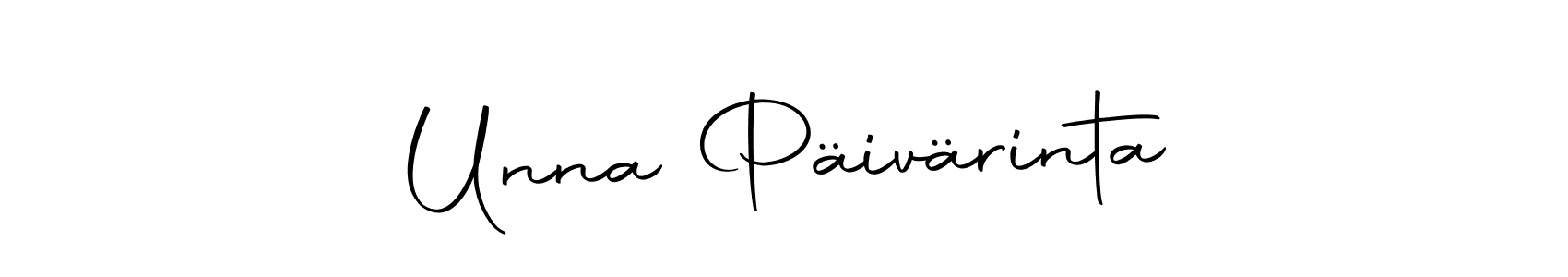 Check out images of Autograph of Unna Päivärinta name. Actor Unna Päivärinta Signature Style. Autography-DOLnW is a professional sign style online. Unna Päivärinta signature style 10 images and pictures png