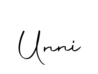 if you are searching for the best signature style for your name Unni. so please give up your signature search. here we have designed multiple signature styles  using Autography-DOLnW. Unni signature style 10 images and pictures png