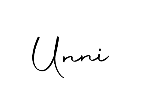 How to make Unni  signature? Autography-DOLnW is a professional autograph style. Create handwritten signature for Unni  name. Unni  signature style 10 images and pictures png