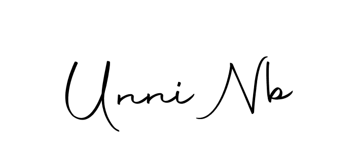 You can use this online signature creator to create a handwritten signature for the name Unni Nb. This is the best online autograph maker. Unni Nb signature style 10 images and pictures png