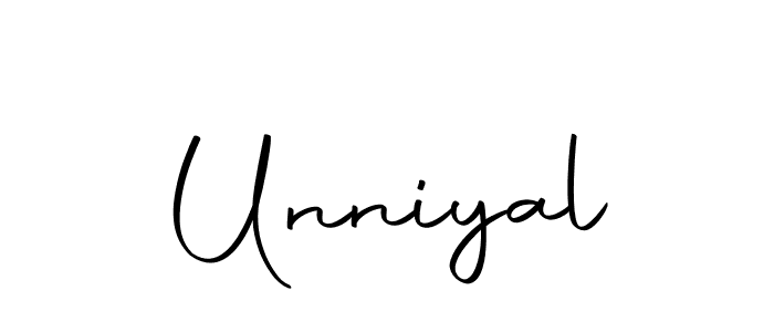 Unniyal stylish signature style. Best Handwritten Sign (Autography-DOLnW) for my name. Handwritten Signature Collection Ideas for my name Unniyal. Unniyal signature style 10 images and pictures png