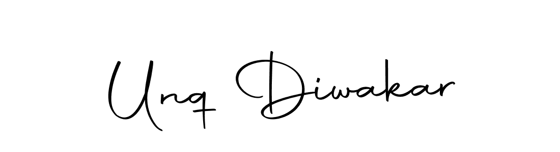 Similarly Autography-DOLnW is the best handwritten signature design. Signature creator online .You can use it as an online autograph creator for name Unq Diwakar. Unq Diwakar signature style 10 images and pictures png