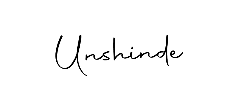 Make a beautiful signature design for name Unshinde. Use this online signature maker to create a handwritten signature for free. Unshinde signature style 10 images and pictures png