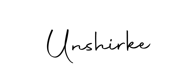 How to Draw Unshirke signature style? Autography-DOLnW is a latest design signature styles for name Unshirke. Unshirke signature style 10 images and pictures png