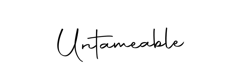 The best way (Autography-DOLnW) to make a short signature is to pick only two or three words in your name. The name Untameable include a total of six letters. For converting this name. Untameable signature style 10 images and pictures png