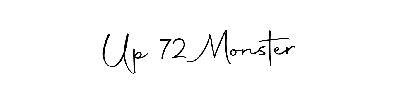Make a beautiful signature design for name Up 72 Monster . With this signature (Autography-DOLnW) style, you can create a handwritten signature for free. Up 72 Monster  signature style 10 images and pictures png