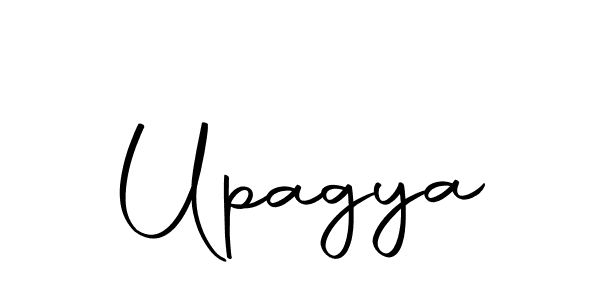 Design your own signature with our free online signature maker. With this signature software, you can create a handwritten (Autography-DOLnW) signature for name Upagya. Upagya signature style 10 images and pictures png