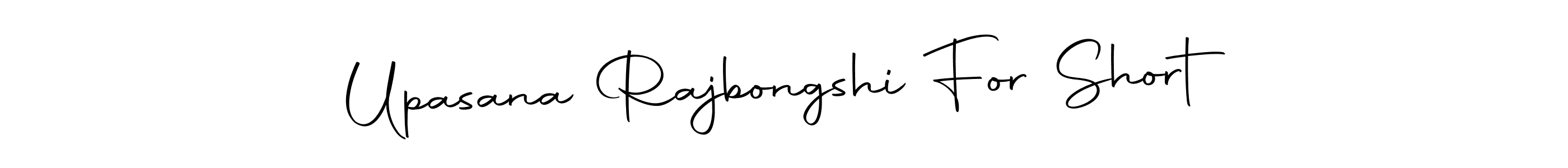 if you are searching for the best signature style for your name Upasana Rajbongshi For Short. so please give up your signature search. here we have designed multiple signature styles  using Autography-DOLnW. Upasana Rajbongshi For Short signature style 10 images and pictures png