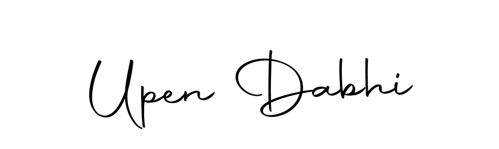 Also we have Upen Dabhi name is the best signature style. Create professional handwritten signature collection using Autography-DOLnW autograph style. Upen Dabhi signature style 10 images and pictures png