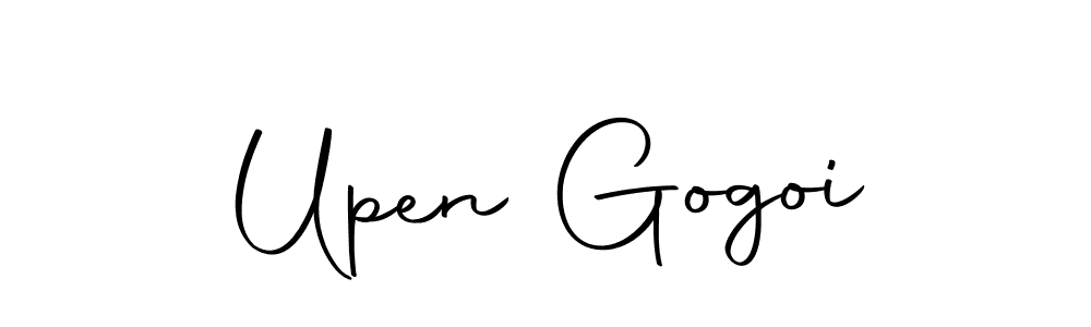 You can use this online signature creator to create a handwritten signature for the name Upen Gogoi. This is the best online autograph maker. Upen Gogoi signature style 10 images and pictures png